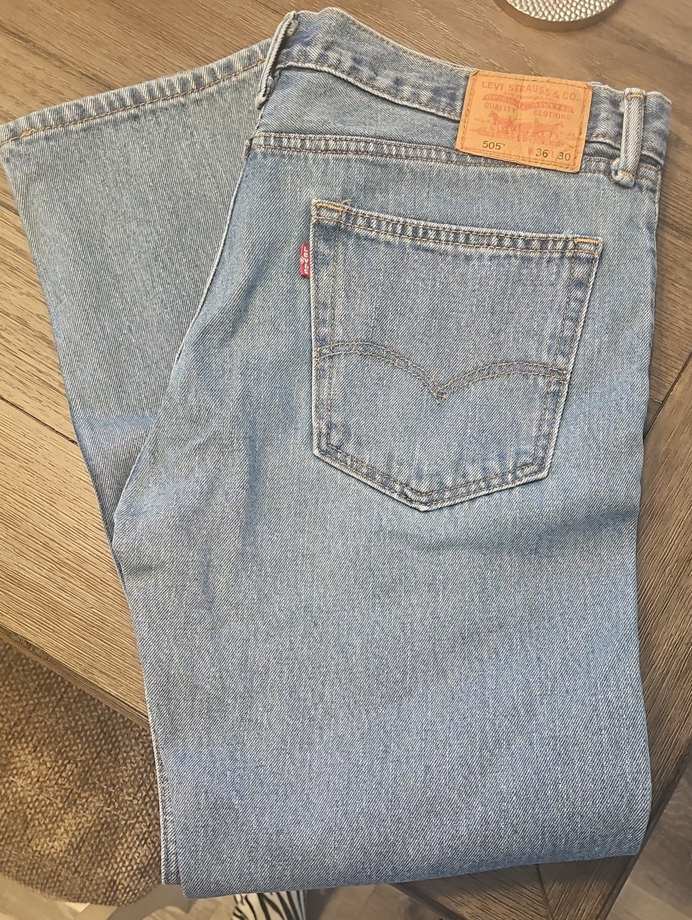 Men's Levi's Light Blue Straight Leg Jeans